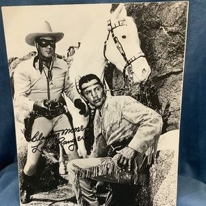 Signed Picture of Lone Ranger and Tonto